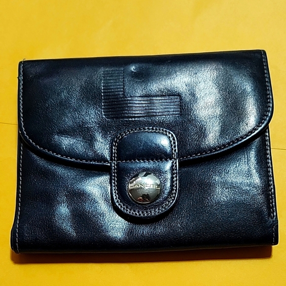 Lancel Black Tri Fold Leather Wallet - Picture 1 of 11